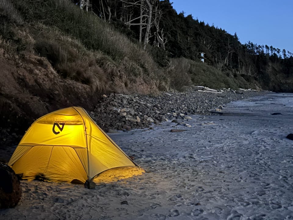 Hiking The Oregon Coast Trail, Day 5: High Tide & Sneaker Waves