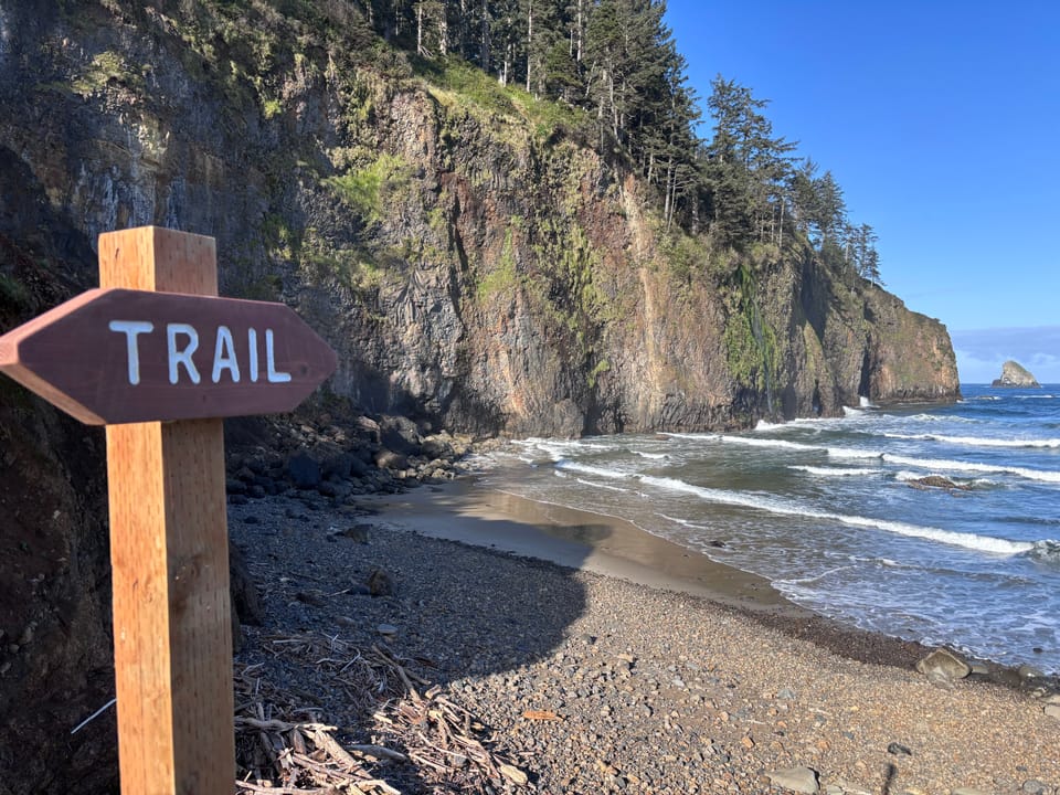 Hiking The Oregon Coast Trail, Day 10 Part 1: The Ocean Claims My iPod